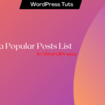 popular posts list